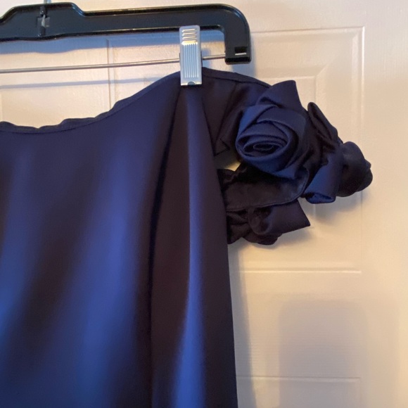 Evening dress in navy size 12 p - Picture 2 of 6